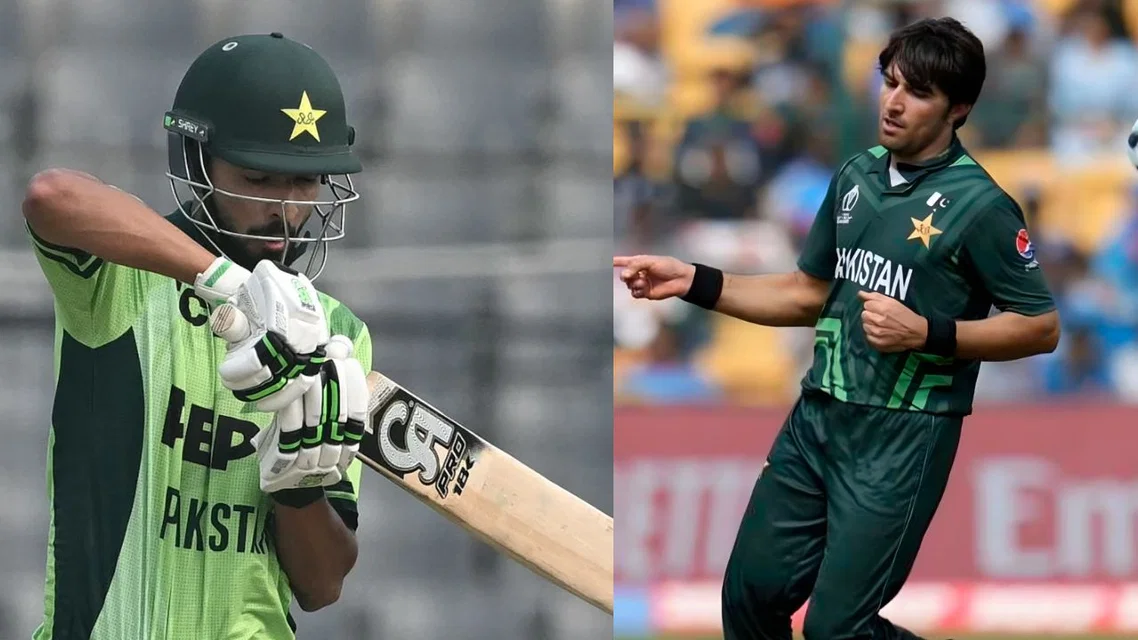Shamyl Hussain and Wasim Jr (Source:AFP and X)