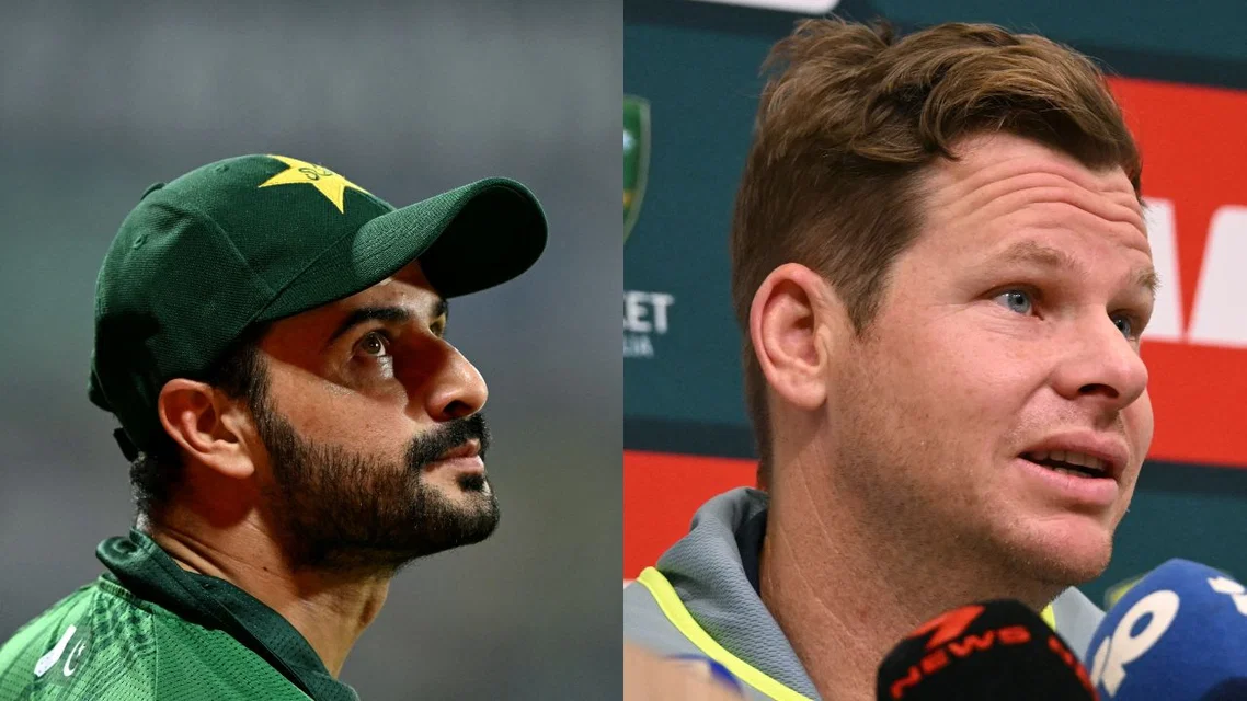 Sahibzada Farhan Steve Smith. Image Credits: AFP