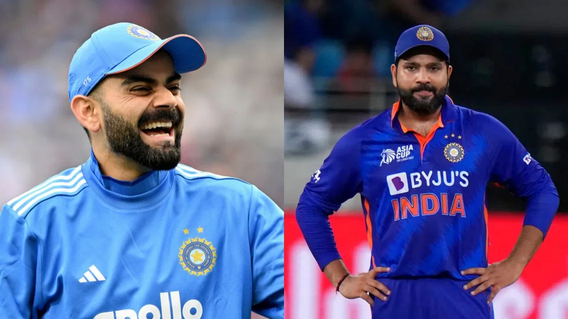 Virat Kohli Rohit Sharma. Image Credits: AFP/X
