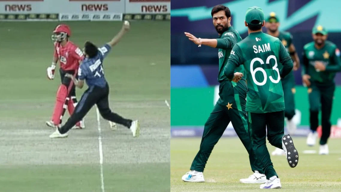 Pakistan bowler recreates Mohammad Amir's infamous feat [Source: X]