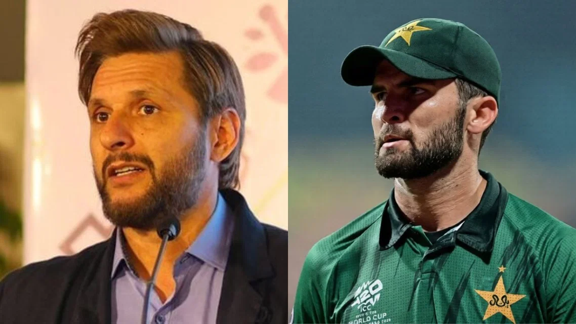 Shahid Afridi strongly criticises Shaheen [Source: @CallMeSheri1_, @CricketCentrl/X.com]