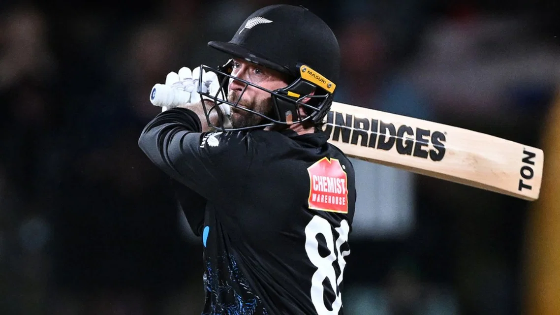New Zealand win second T20I to level five-match series 1-1 [Source: @BLACKCAPS/x]