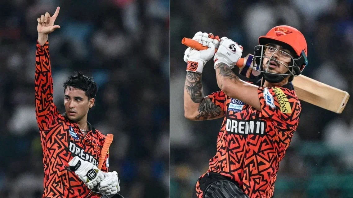 Ishan Kishan vs Abhishek Sharma (Source: AFP)