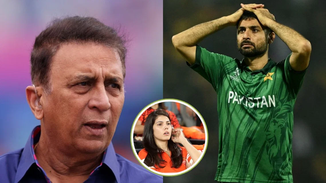 Sunil Gavaskar, Abrar Ahmed (Source: AFP)