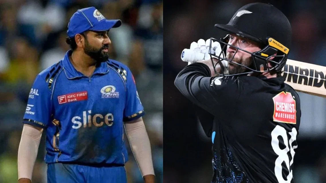 Rohit Sharma and New Zealand [Source: @Cricsam01, @BLACKCAPS/x]
