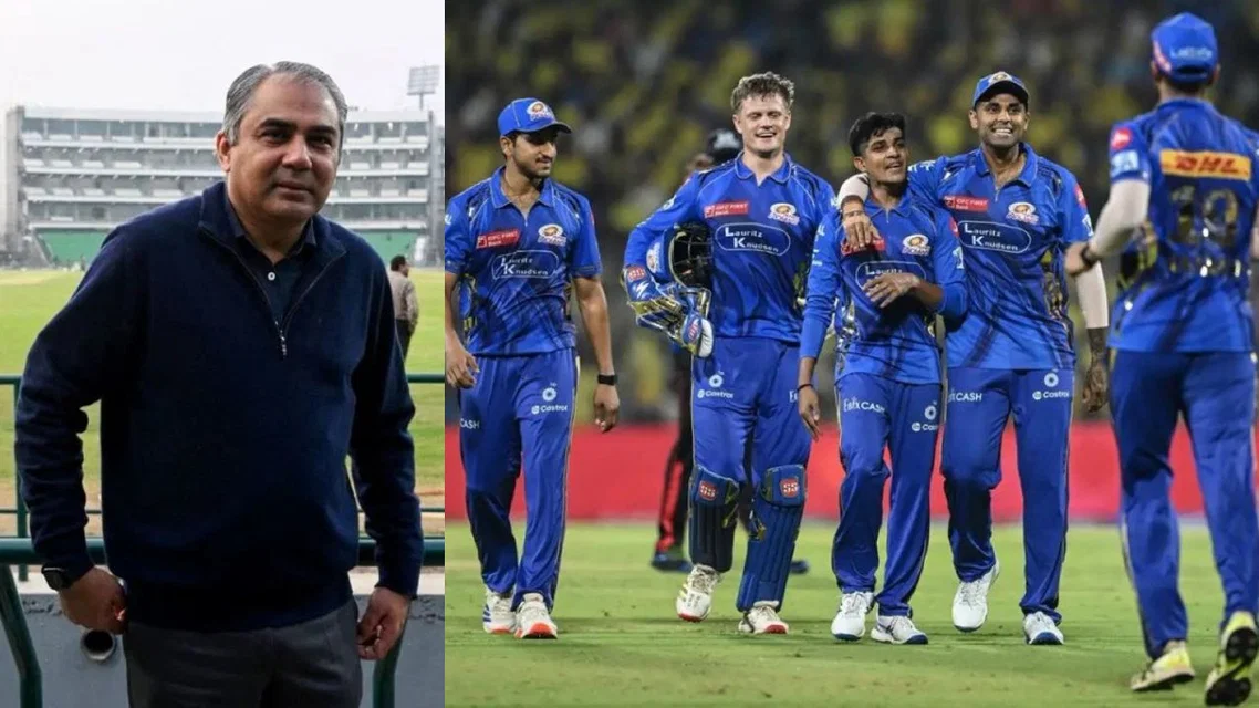 MI players and Mohsin Naqvi in a collage (x.com)