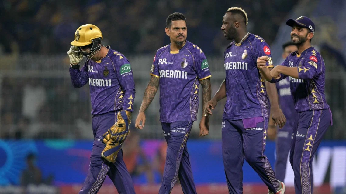 KKR players during IPL 2025 (PC - afp.com)