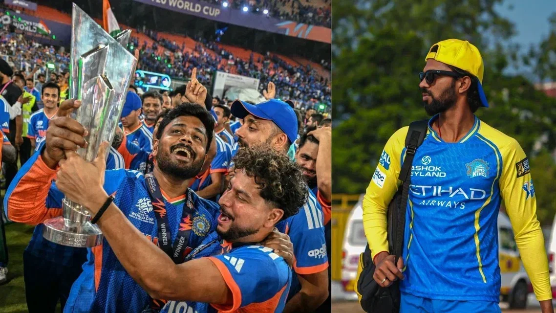 Sanju Samson & Ruturaj Gaikwad in a collage (PC- afp.com)