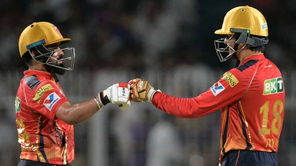 Prabhsimran Singh and Priyansh Arya for PBKS [Source: AFP]