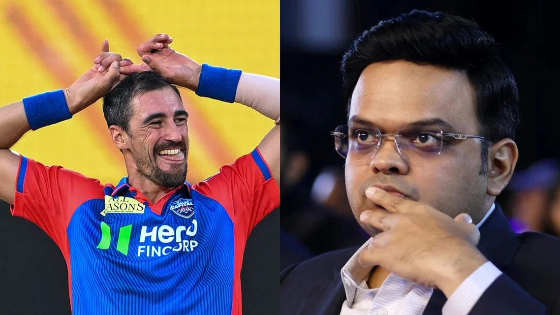 Mitchell Starc for Delhi Capitals in IPL. Image Credits: AFP/ X