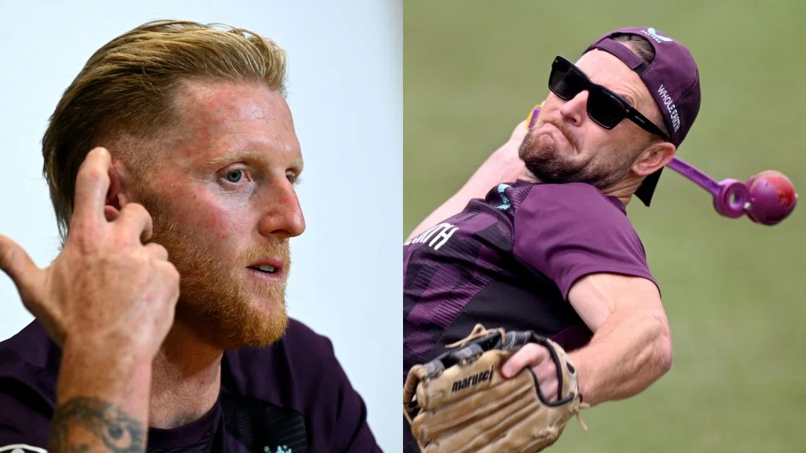 Ben Stokes Brendon McCullum Fight for England. Image Credits: AFP