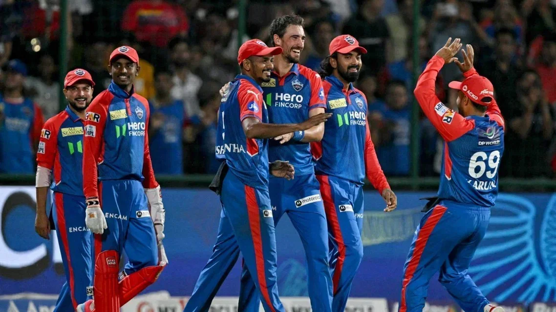 Delhi Capitals players in IPL 2025. Credits - afp.com