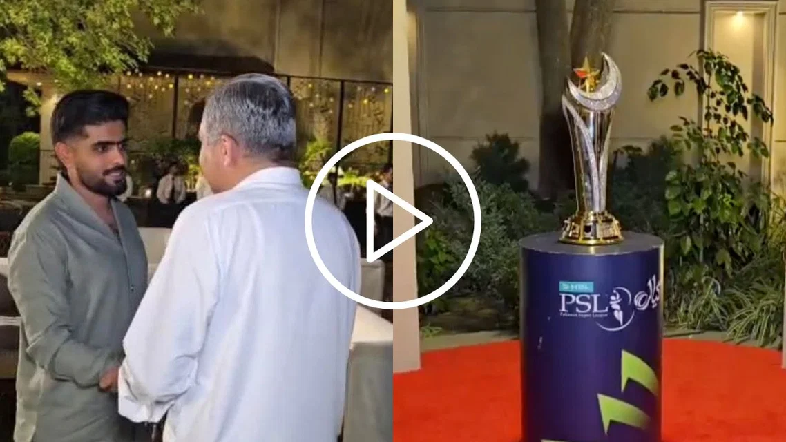 Babar Azam and Mohsin Naqvi - (Source: X.com)