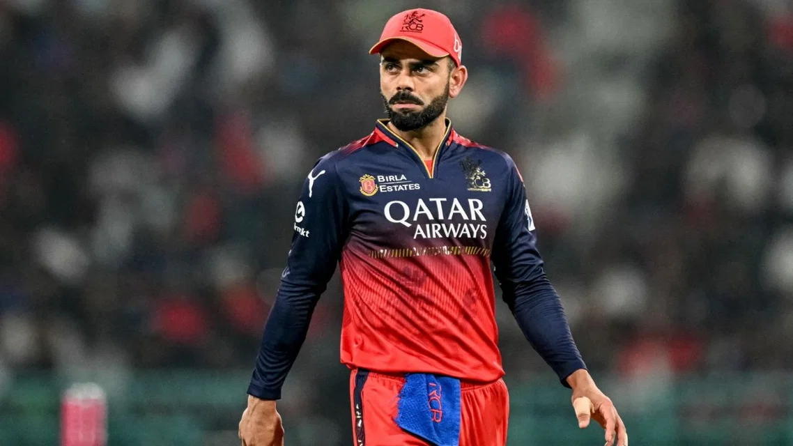 Virat Kohli's opening partner revealed by RCB [Source: AFP]
