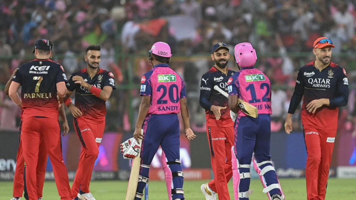 Rajasthan Royals and RCB - (Source: AFP/X.com)