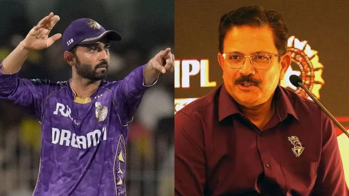 Ajinkya Rahane Venky Mysore for KKR. Image Credits: X