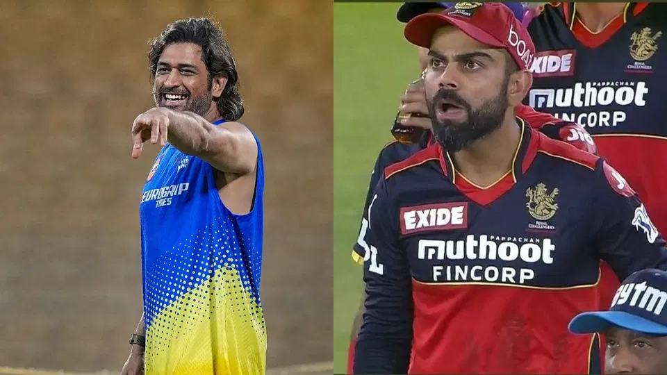 एमएस धोनी और विराट कोहली [X]