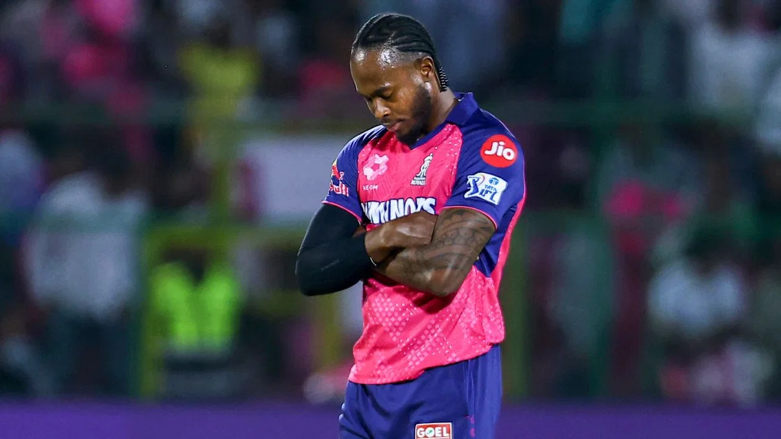 Jofra Archer for Rajasthan Royals. Image Credits: X