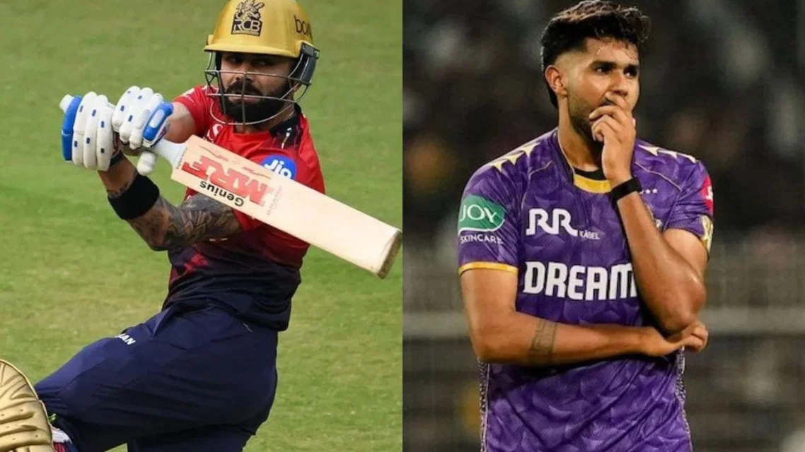 Virat Kohli and Harshit Rana [Source: AFP]