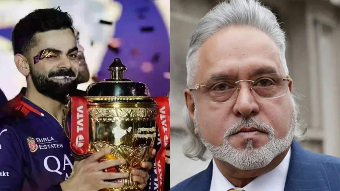 Virat Kohli and Vijay Mallya in frame [Source: X]