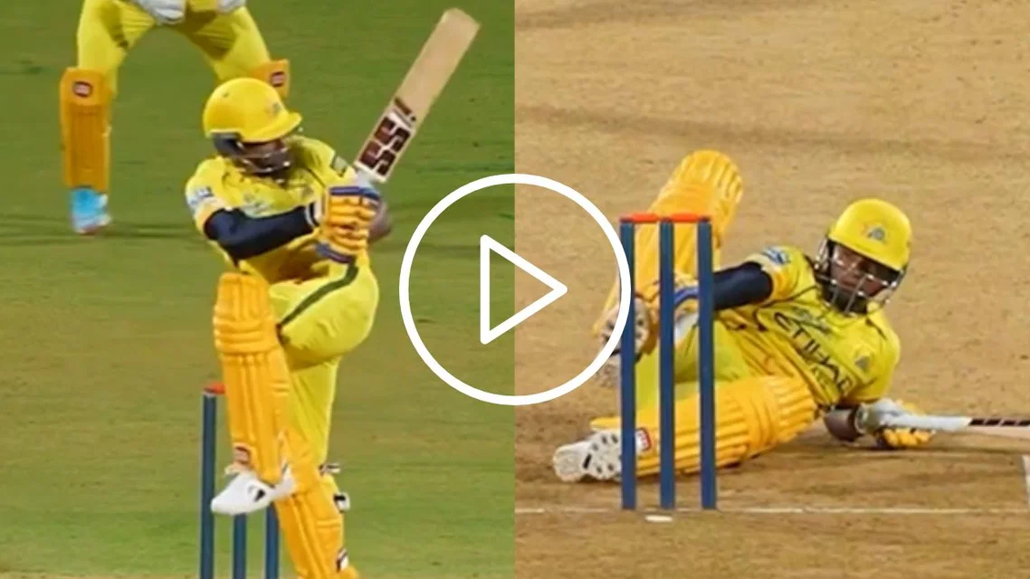 Sarfaraz Khan in CSK nets [Source: CSK's social media handle]