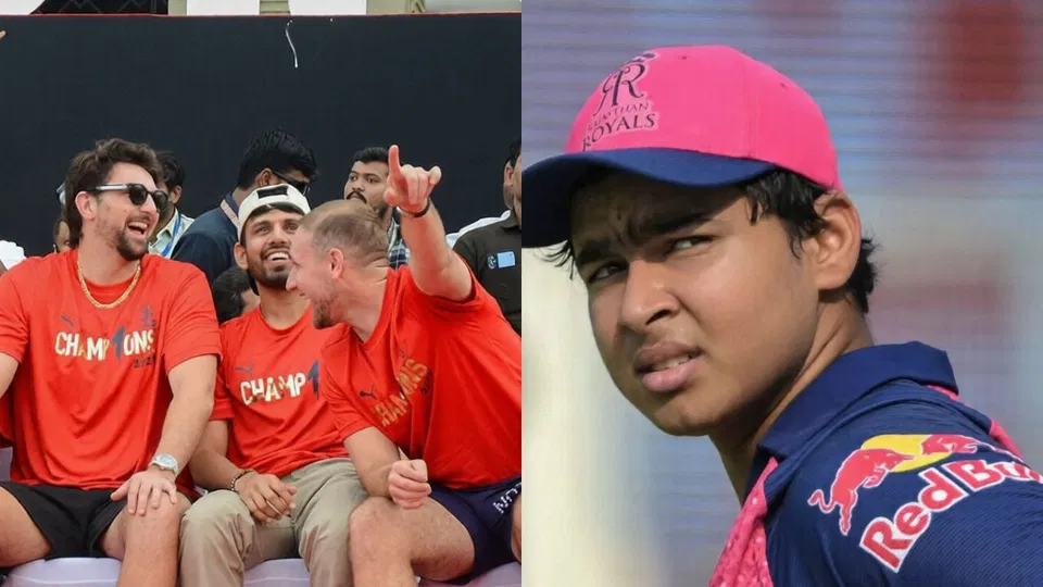 जितेश शर्मा वैभव सूर्यवनाशी। छवि क्रेडिट: एएफपी