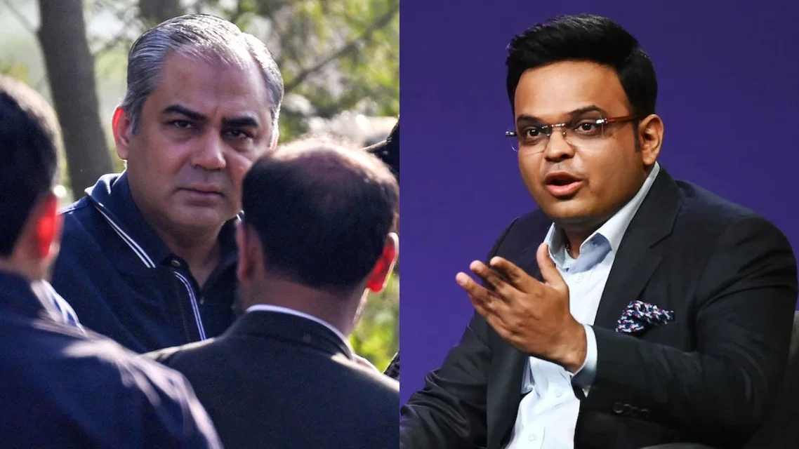 Mohsin Naqvi Jay Shah. Image Credits: AFP