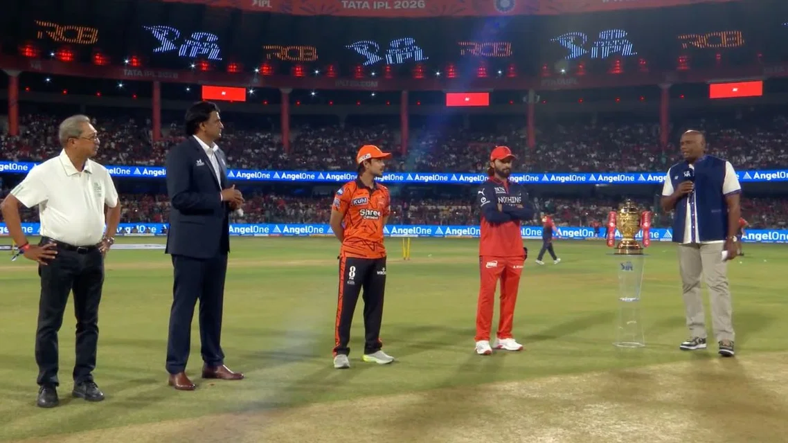 RCB Vs SRH Toss Update (Source: Screengrab from HotStar)