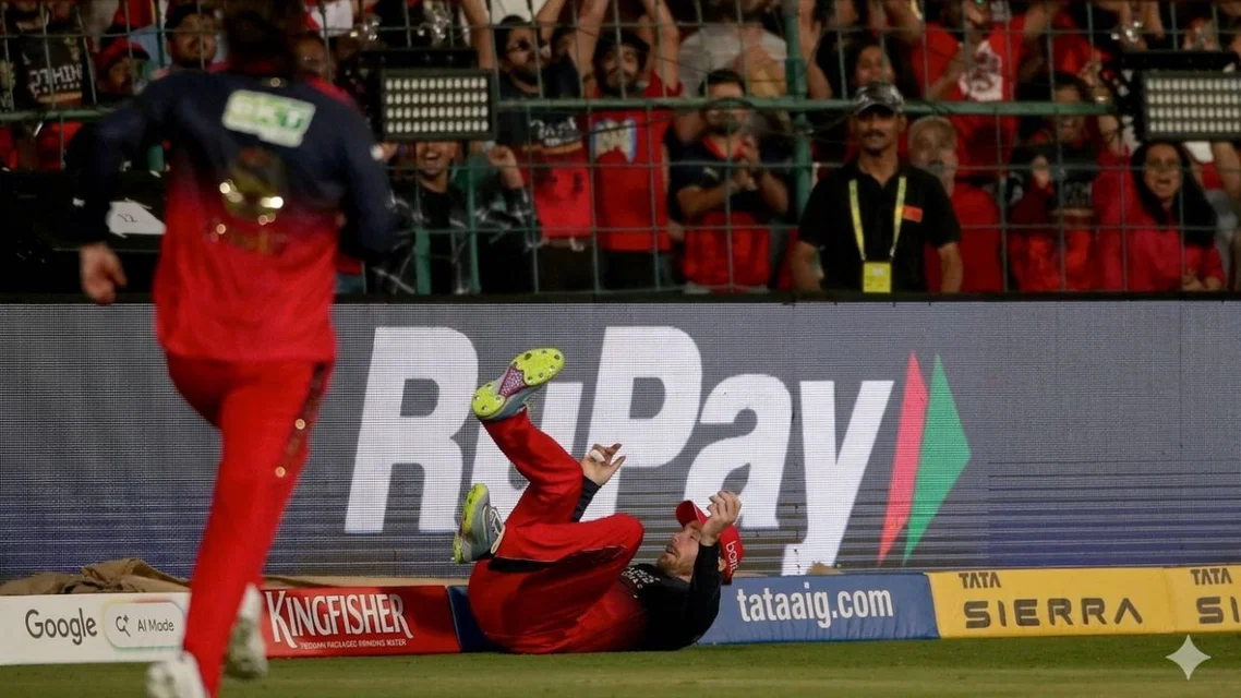 Was Phil Salt Catch Was Fair (Source: AFP)