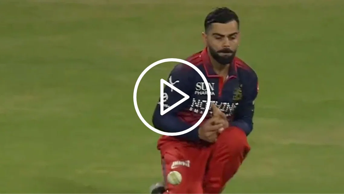 Virat Kohli drops a dolly catch for RCB [Source: Screengrab]