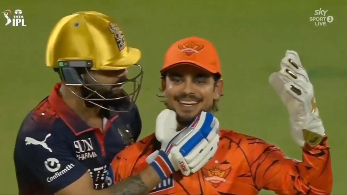 Virat Kohli & Ishan Kishan (Source: Screengrab)