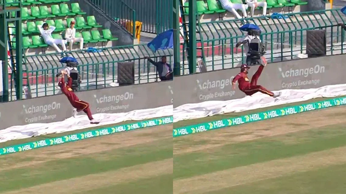 Saim Ayub fielding effort (Source: Screengrab from PSL video)