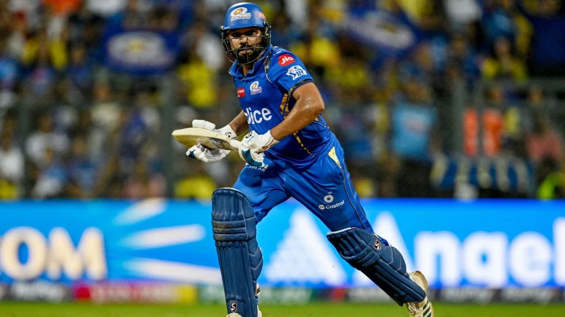 Rohit Sharma creates history vs KKR [Source: AFP]
