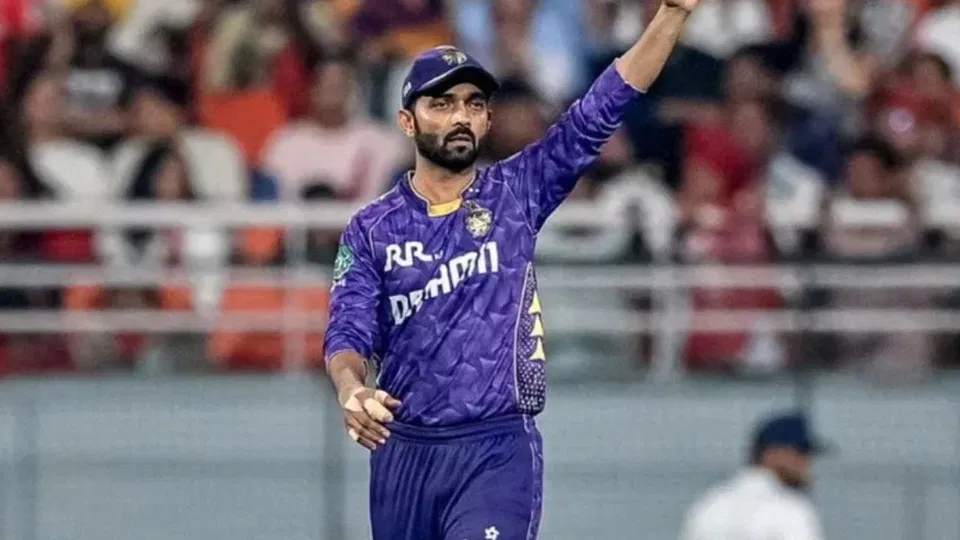 केकेआर के लिए अजिंक्या रहाणे [स्रोत: एएफपी]