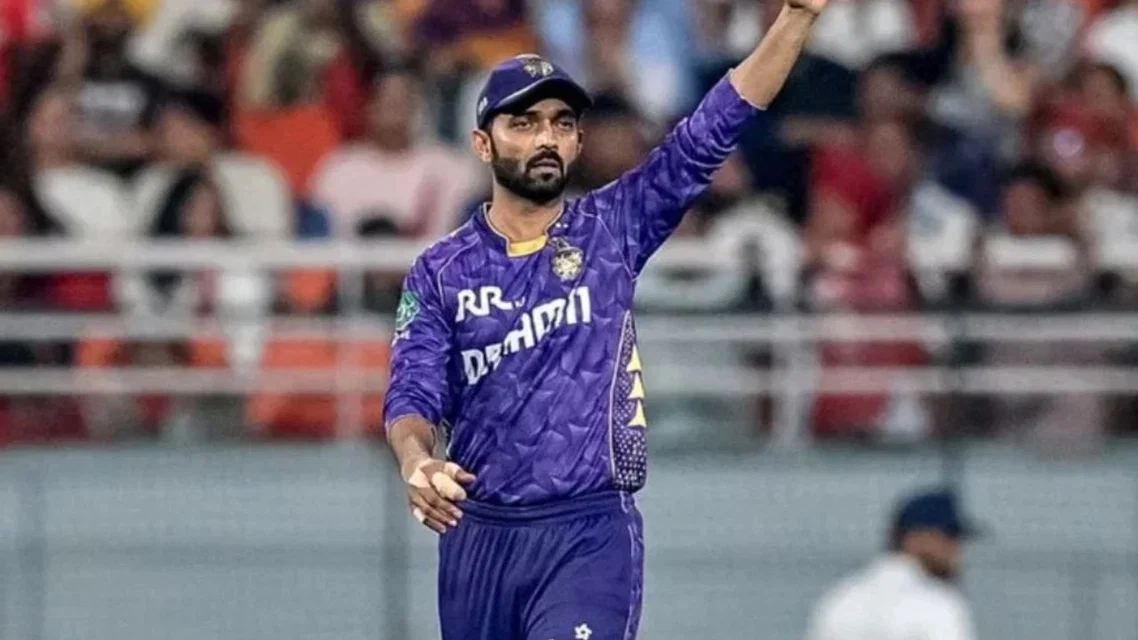 Ajinkya Rahane for KKR [Source: AFP]