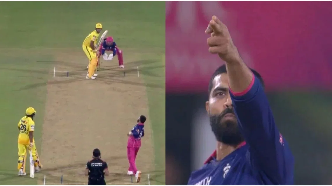 Ravindra Jadeja Teases CSK fans (Source: Screengrab from JioHotstar)