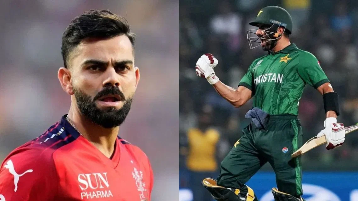 Sahibzada Farhan levels Virat Kohli [Source: AP]