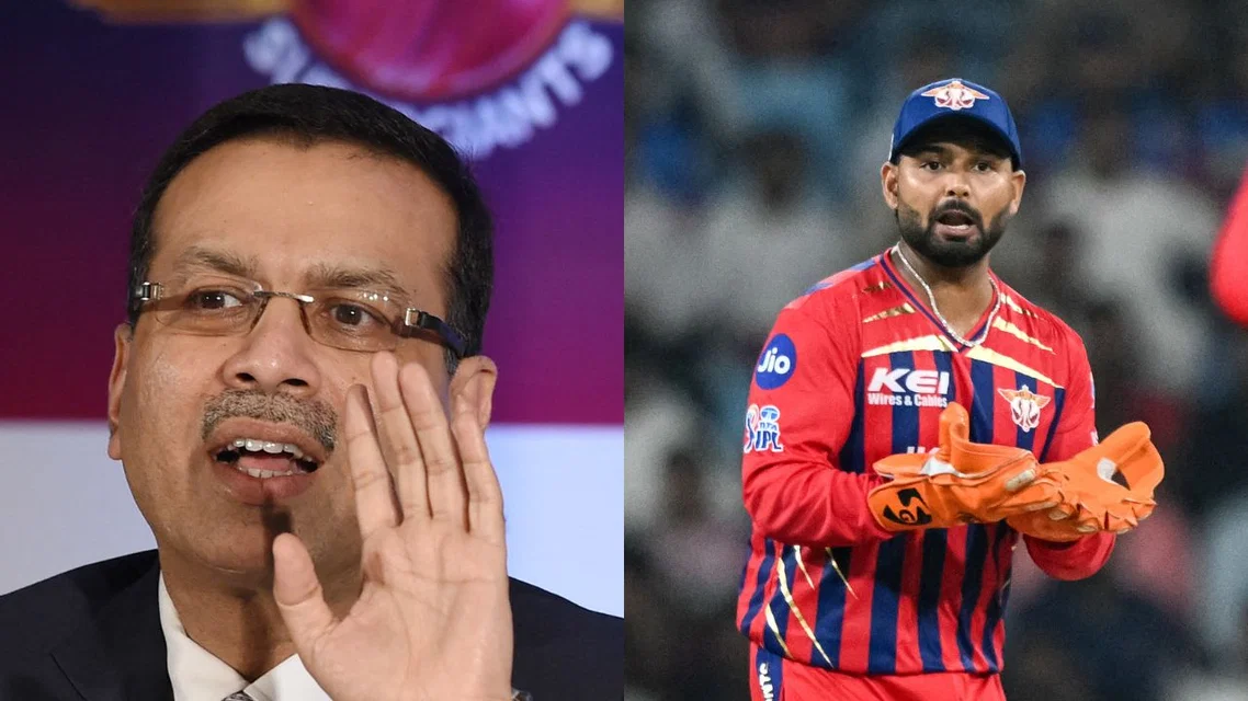 Sanjiv Goenka, Rishabh Pant [Source: AFP]