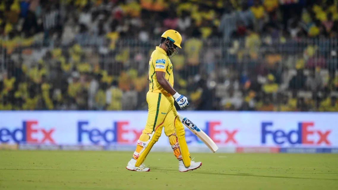 Sanju Samson for CSK. Image Credits: AP