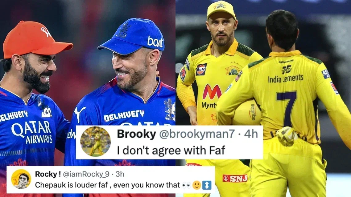 Faf du Plessis Virat Kohli MS Dhoni. Image Credits: AFP