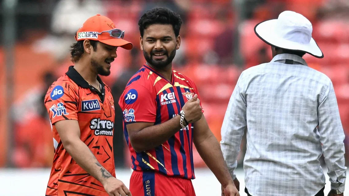 Ishan Kishan Rishabh Pant for SRH vs LSG. Image Credits: AFP