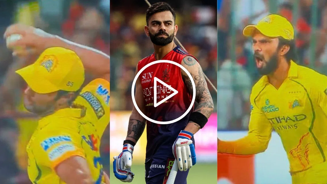 Shivam Dube Virat Kohli Ruturaj Gaikwad. Image Credits: Jiostar/AFP