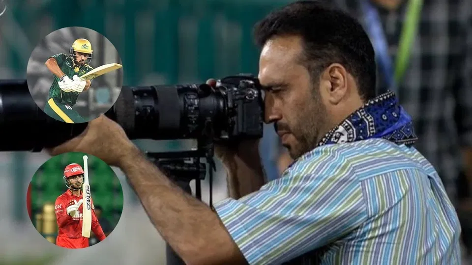 Kashif Minhas, father of Arafat and Sameer, captures his sons playing cricket