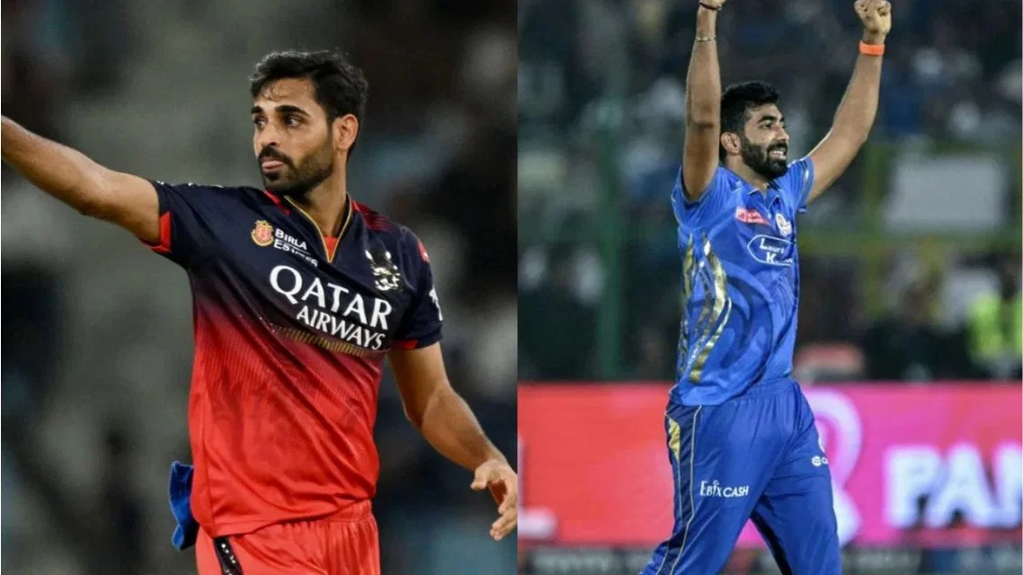 Bhuvneshwar Kumar and Jasprit Bumrah [Source: AFP]
