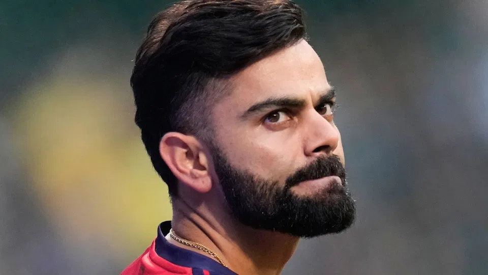 Virat Kohli during the RCB vs CSK match, captured by AP Photos