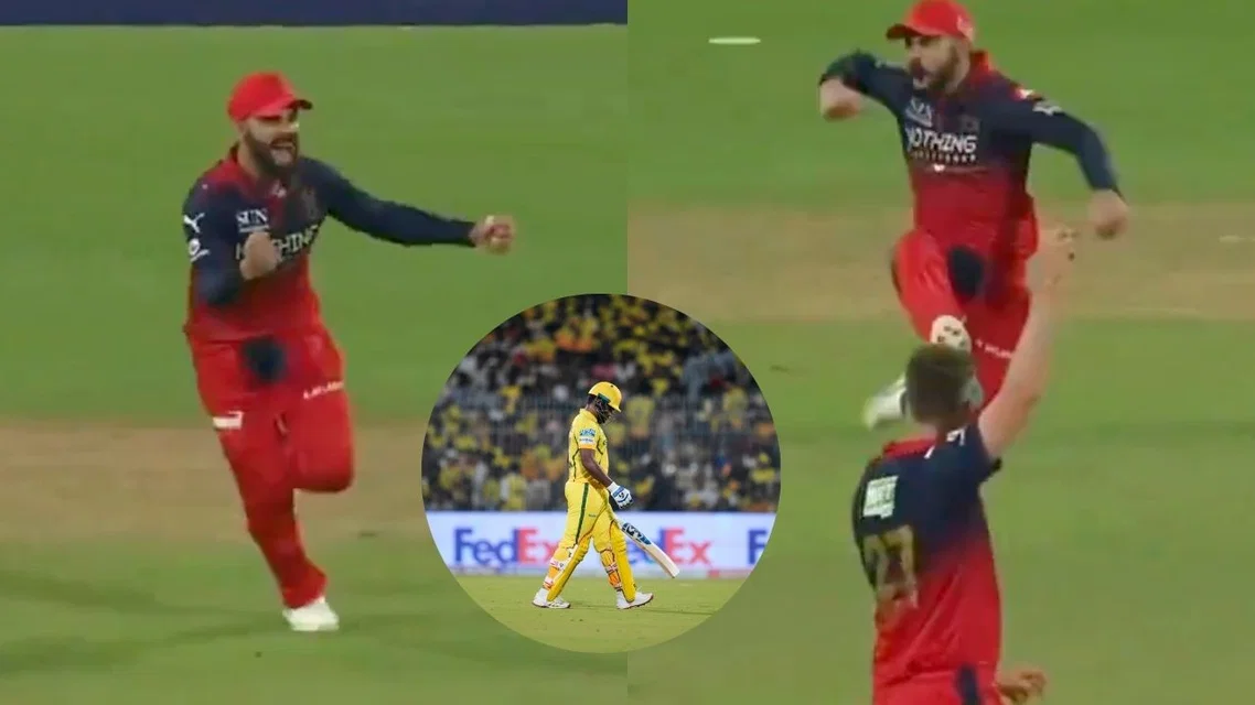 Virat Kohli takes Gaikwad revenge from Samson [Source: AP, Screengrab]