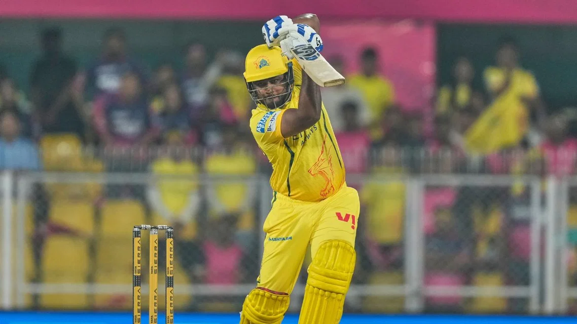 Sanju Samson plays for CSK in IPL 2026. Credits - AP