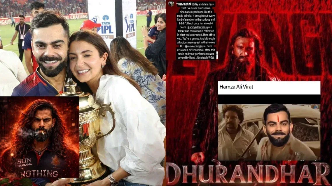 Fans react to Virat Kohli's Dhurandhar praise [Source: screengrab]