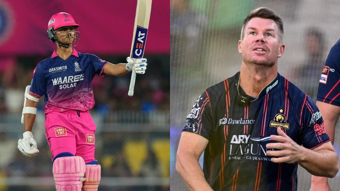 Yashasvi Jaiswal and David Warner [Source: AP and AFP]