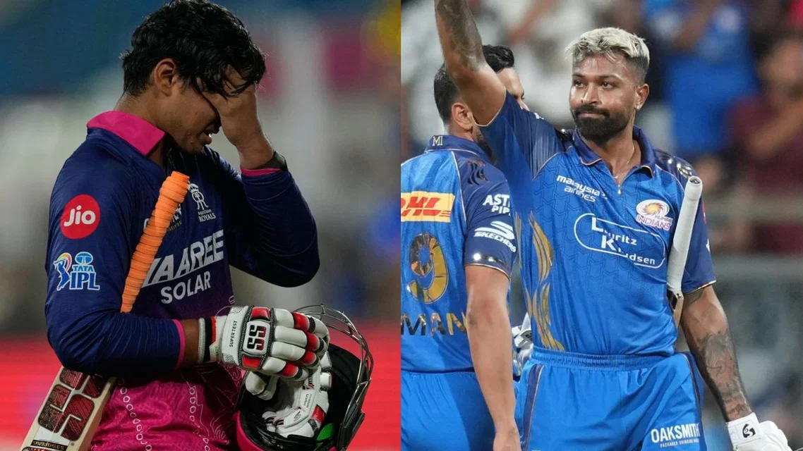 Vaibhav Sooryavanshi and Hardik Pandya [Source: AP]